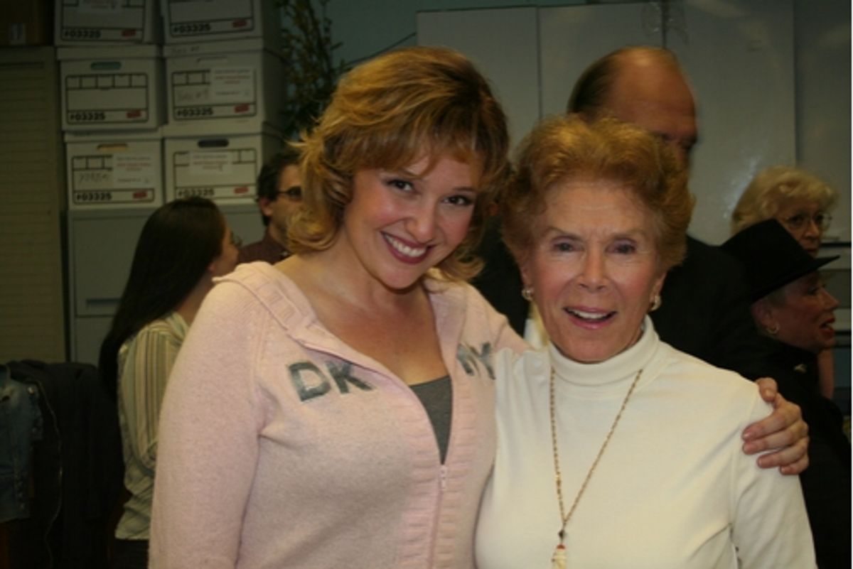 Laura Marie Duncan and Mindy Carson (original cast member) at 