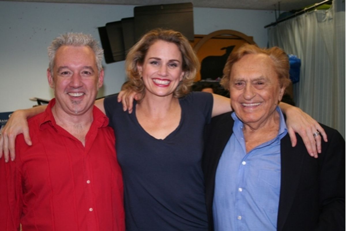 David Glenn Armstrong, Cady Huffman and Joseph Stein at 'The Body Beautiful' at York Theatre