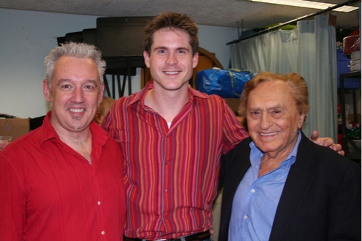David Glenn Armstrong, Jim Sorensen and Joseph Stein at 'The Body Beautiful' at York Theatre