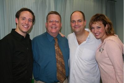 John Bell, James Morgan, Brad Oscar and Laura Marie Duncan Photo