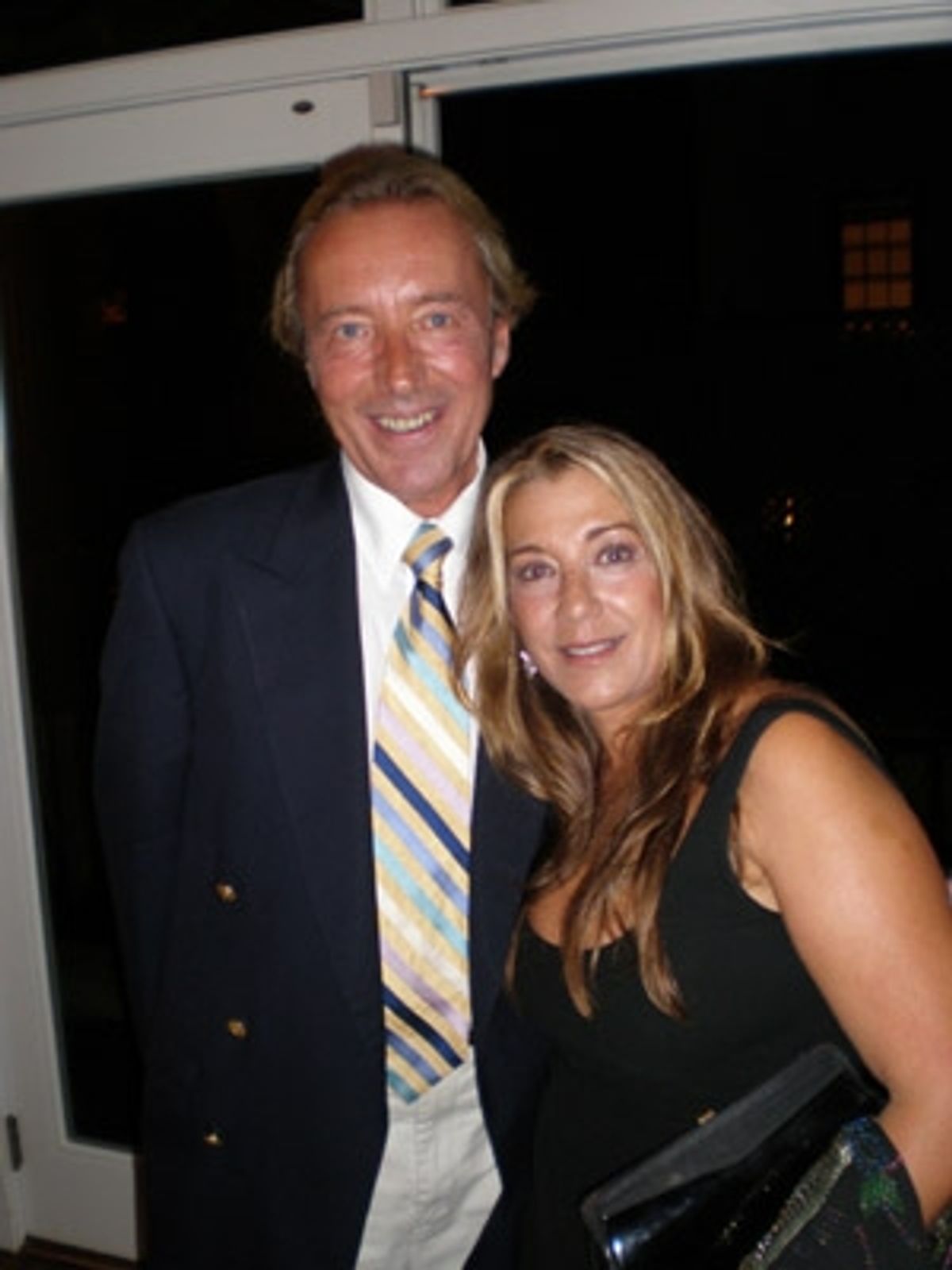 John Wegorzewski with film producer Francesca Di Giosa at 