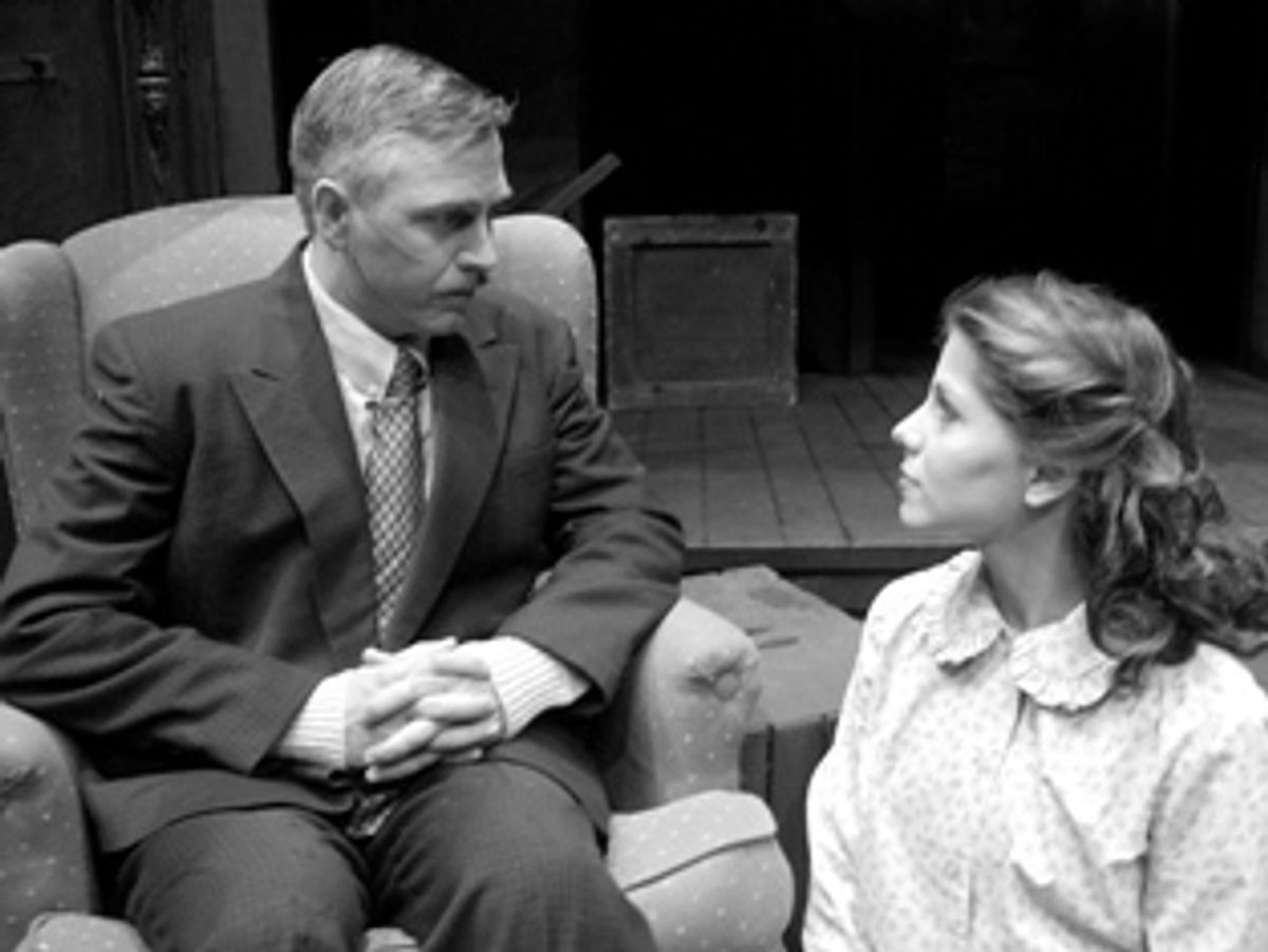 Ashley Ingram and Robert Scott Hitcho in The Diary of Anne Frank at TU's 'Diary of Anne Frank': Updated, But Unimproved
