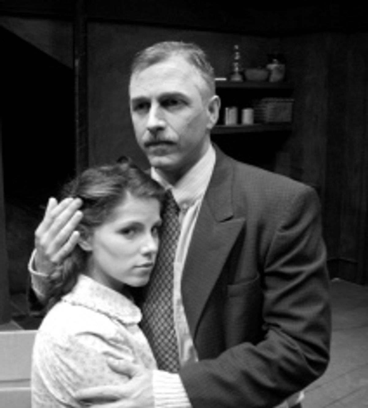 Ashley Ingram and Robert Scott Hitcho in The Diary of Anne Frank at TU's 'Diary of Anne Frank': Updated, But Unimproved