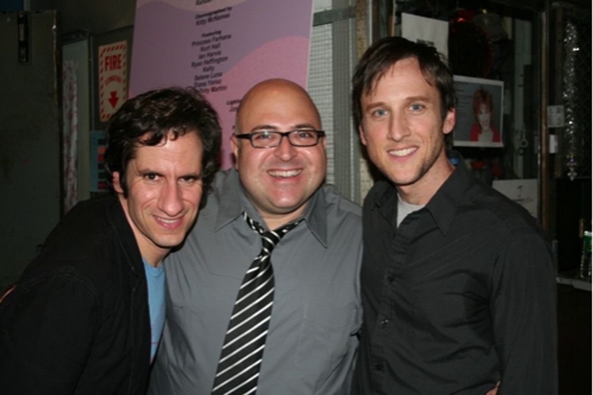 Seth Rudetsky, Frank DeCaro and Jack Plotnick at 