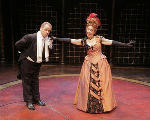 Gary Marachek (as Alain Cholet) and Sandy Rosenberg (as La Carlotta) Photo