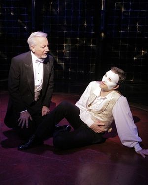 James van Treuren (as Gerard Carriere) and Aaron Ramey (as Erik, the Phantom) perform Photo