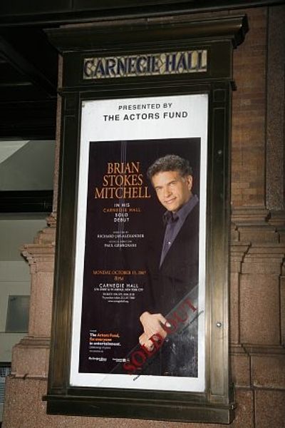 Brian Stokes Mitchell at Carnegie Hall - October 15, 2007 Photo