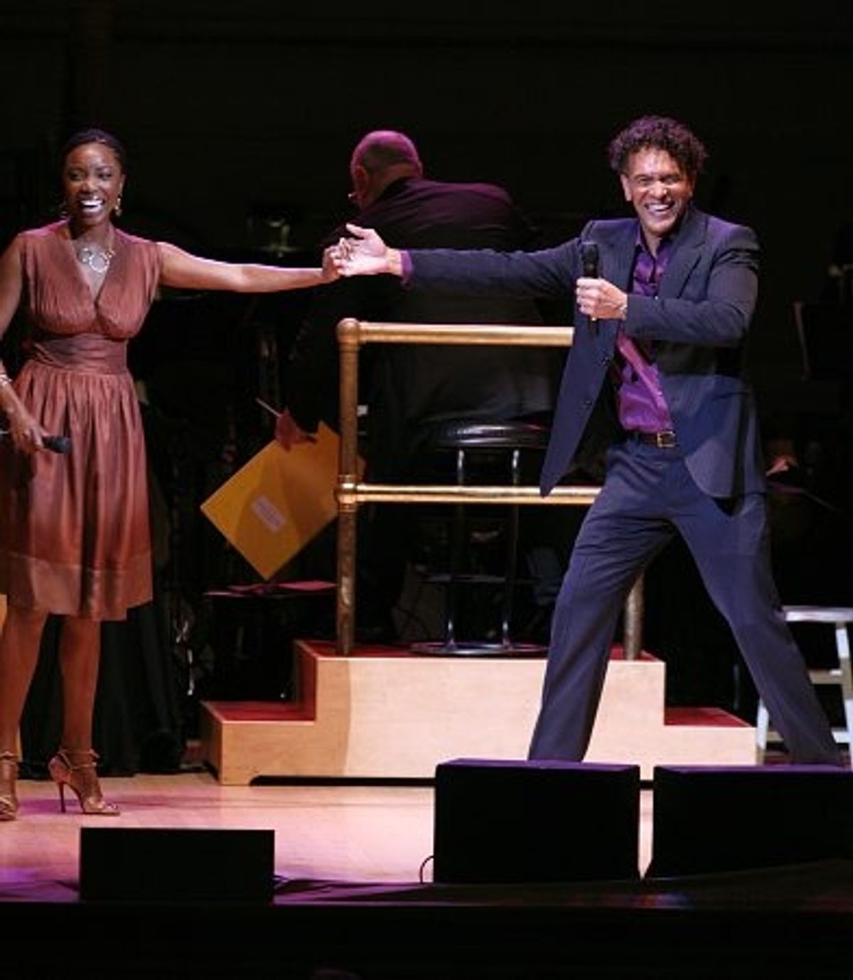 Heather Headley and Brian Stokes Mitchell at 