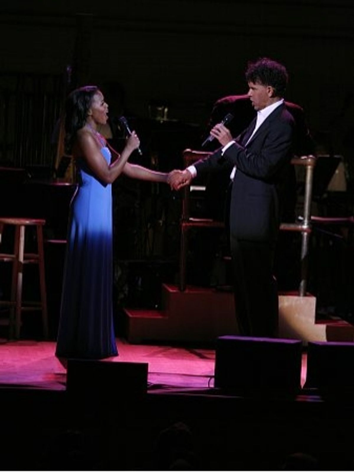 Nikki Renee Daniels and Brian Stokes Mitchell at 