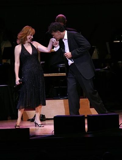 Reba McEntire and Brian Stokes Mitchell Photo