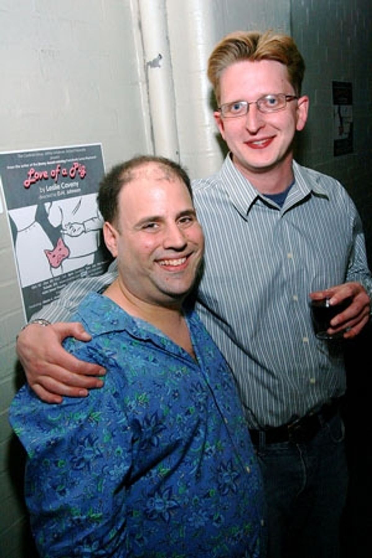 Producer Jeffrey Schulman with Max Williams at 