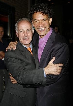 Joseph Benincasa (Actors Fund Executive Director) and Brian Stokes Mitchell Photo
