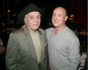Jake LaMotta and Gianni Valente (Birdland Owner) @ BroadwayWorld Jake LaMotta and Gianni Valente (Birdland Owner) Photo