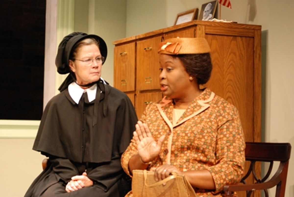Linda Gehringer and Kimberly Scott as Mrs. Muller
 at 