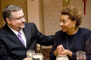 Michael Bush and Leslie Uggams Photo