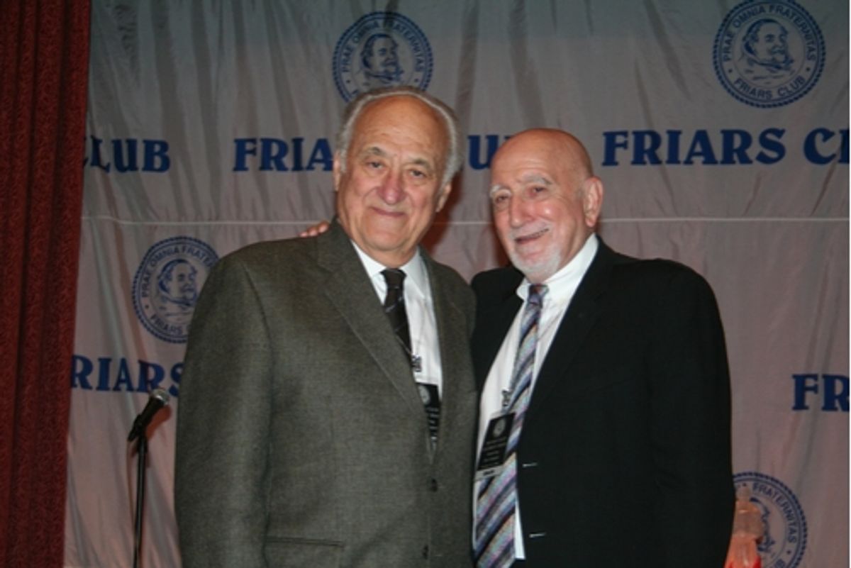 Jerry Adler and Friar Dominic Chianese at Friars Club Roast Pat Cooper