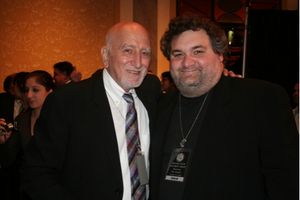 Dominic Chianese and Comedian Artie Lang (The Howard Stern Show) Photo