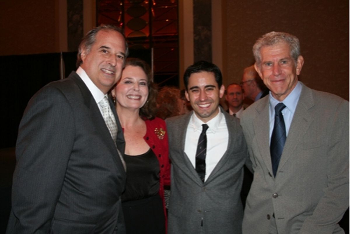 Stewart Lane, Randie Levine-Miller, John Lloyd Young and Tony Roberts at 