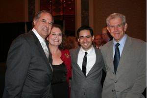 Stewart Lane, Randie Levine-Miller, John Lloyd Young and Tony Roberts Photo