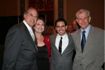 Stewart Lane, Randie Levine-Miller, John Lloyd Young and Tony Roberts Photo