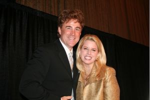 Friar Sal Viviano and Rita Cosby Photo