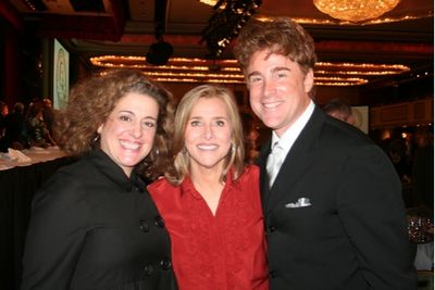 Mary Testa (Xanadu), Meredith Vieira and Sal Viviano Photo
