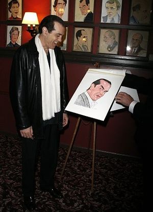 Chazz Palminteri reveals his Sardi's caricature @ BroadwayWorld Chazz Palminteri reveals his Sardi's caricature Photo