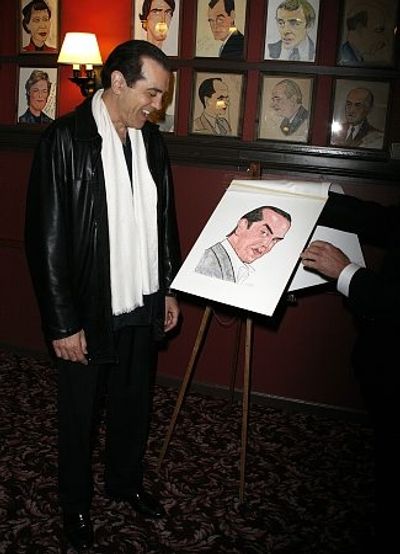 Chazz Palminteri reveals his Sardi's caricature Photo