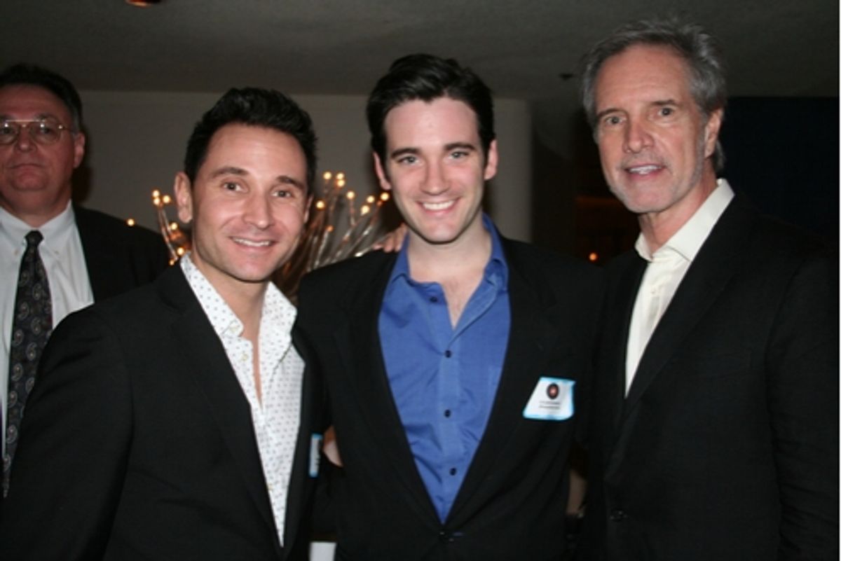 Travis Cloer, Colin Donnell and Bob Gaudio at 
