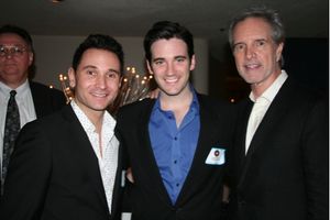 Travis Cloer, Colin Donnell and Bob Gaudio Photo