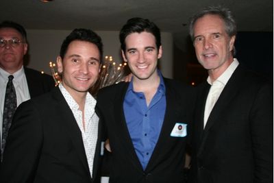 Travis Cloer, Colin Donnell and Bob Gaudio Photo