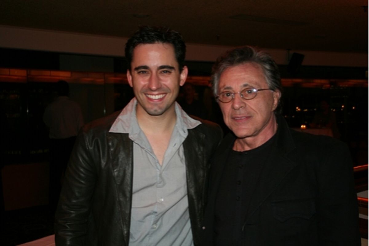 John Lloyd Young and Frankie Valli at 