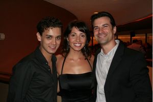 Michael Longoria, Sonia Iannetti and Dominic Nolfi Photo