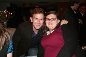 Daniel Reichard and Christina Cangelosi Photo