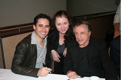 John Lloyd Young, Susan Davison and Frankie Valli Photo