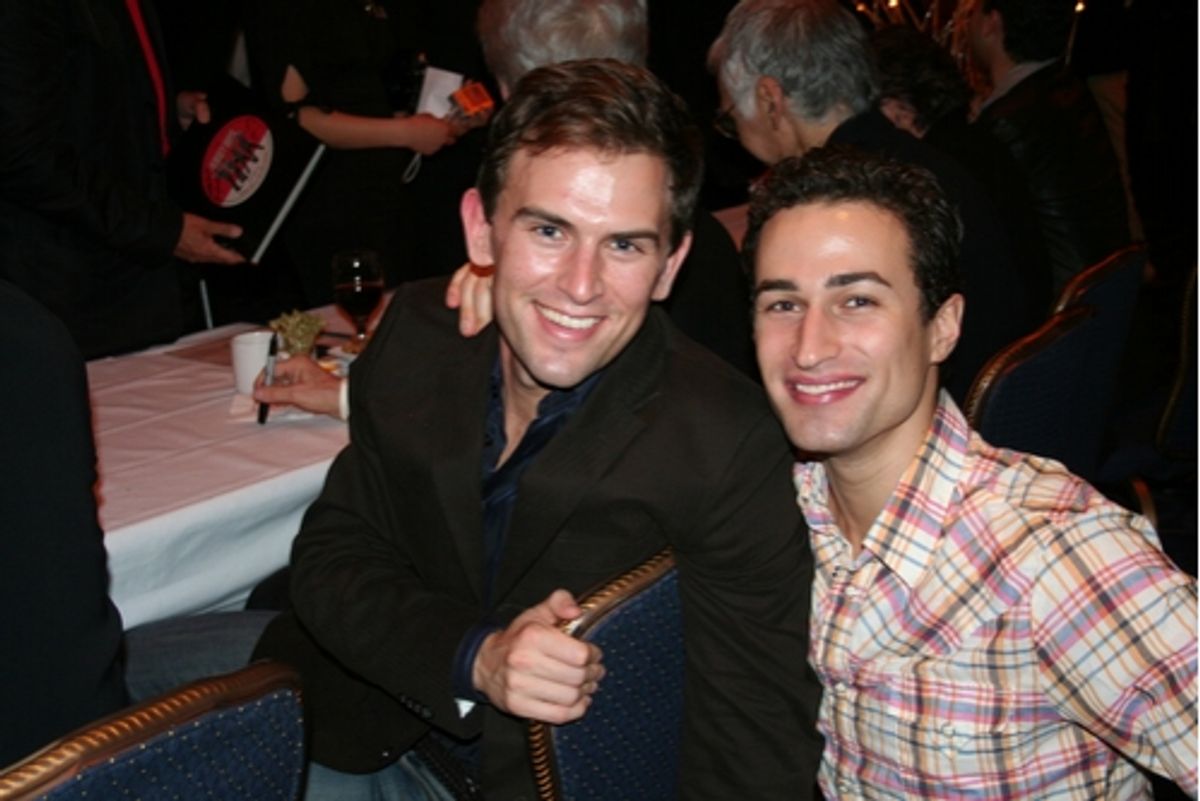 Daniel Reichard and Joey Dudding at 