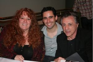 Katie Agresta, John Lloyd Young and Frankie Valli Photo