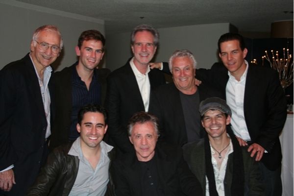 Joe Long, Daniel Reichard, Bob Gaudio, Tommy DeVito, Christian Hoff, John Lloyd Young Photo