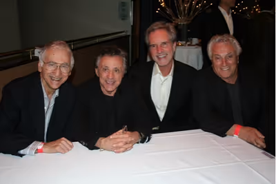 Joe Long, Frankie Valli, Bob Gaudio and Tommy DeVito Photo