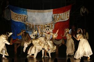 The Florida cast featured James Barbour (Sydney Carton), Craig Bennett (Jerry Crunche Photo