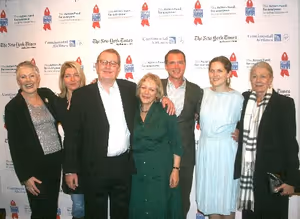 l-r, The Redgrave Family: Lynn Redgrave, Jemma Redgrave, Corin Redgrave, Corin's wife Photo