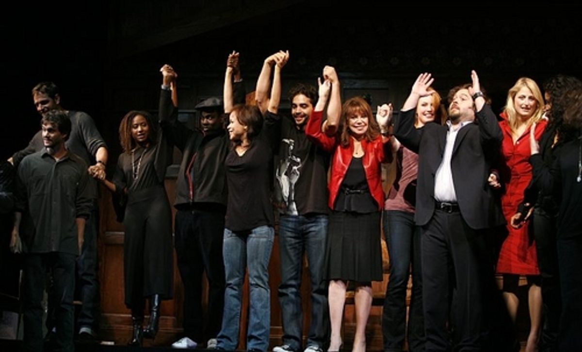 Peter Hermann, Hugh Dancy, Tracie Thoms, Chris Rock, Ramon Rodriguez, Marlo Thomas, Alicia Witt, Dan Fogler and Mamie Gummer at 