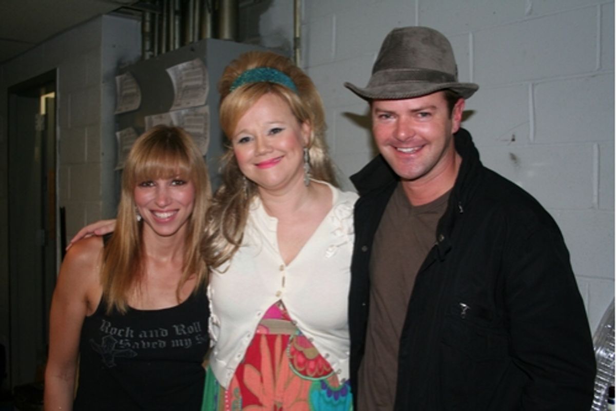 Deborah Gibson, Caroline Rhea, Clarke Thorell at 