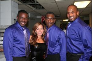 Joshua Henry, Daphne Rubin Vega, Monroe Kent and Kris Coleman Photo