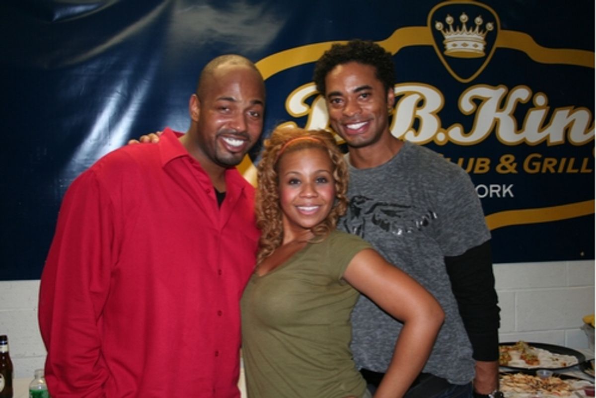 Kris Coleman, Ashanti J'Aria and Destan Owens at 