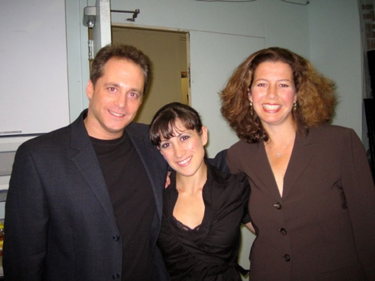 Laurence Holzman, Deone Zanotto and Felicia Needleman at 'The Jerusalem Syndrome' Musical Staged Reading