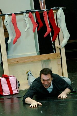 Patrick Page under the sickly sweet stockings @ BroadwayWorld Patrick Page under the sickly sweet stockings Photo