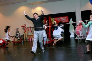 Patrick Page with The Who children @ BroadwayWorld Patrick Page with The Who children Photo