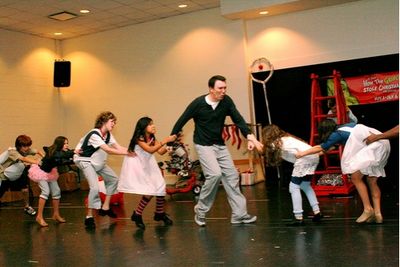 Patrick Page trapped by The Who children Photo