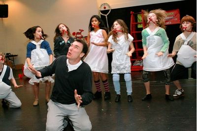 Patrick Page mercilessly tortured by The Who children Photo